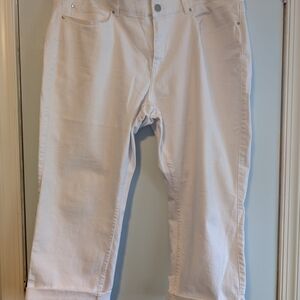 White Cropped Jeans